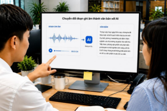 CÁC CÔNG CỤ AI HỖ TRỢ CHUYỂN ĐỔI VIDEO/ÂM THANH THÀNH VĂN BẢN